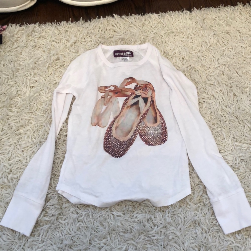 Sparkle stoopher tee long sleeve
